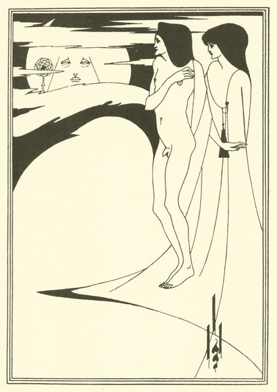 A mulher na lua de Aubrey Beardsley