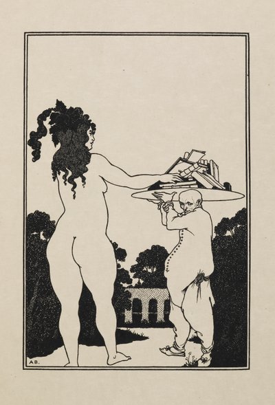 desenho a partir de um Livro de Cinquenta Desenhos de Aubrey Beardsley