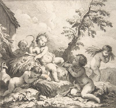 Verão, 1735 de Audran Benoit II