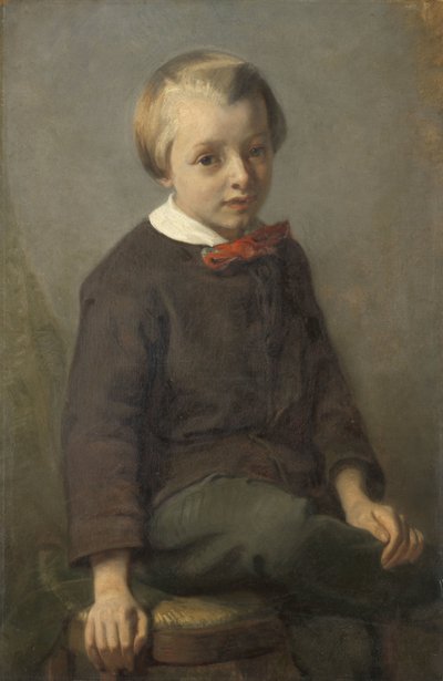 Retrato de um menino de August Allebe