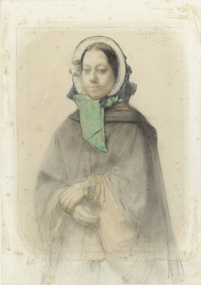 Retrato de Theresia A. A. Allebé de August Allebe