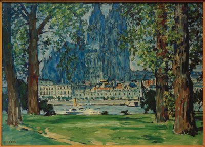 Catedral de Colônia com Deutzer Wiese de August Deusser