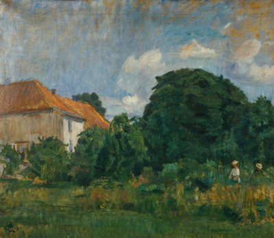 foto de verão com casa de August Eiebakke