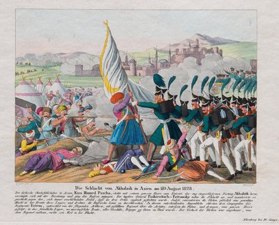 Guerra Russo-Turca de 1828-1829 - A invasão da fortaleza de Akhaltsikhe (ou castelo de Rabat) (Geórgia) - A invasão da fortaleza de Akhaltsikhe em 27 de agosto de August Friedrich Andreas Campe