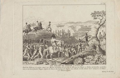 A Batalha de Borisov em 28 de novembro de 1812 de August Friedrich Andreas Campe