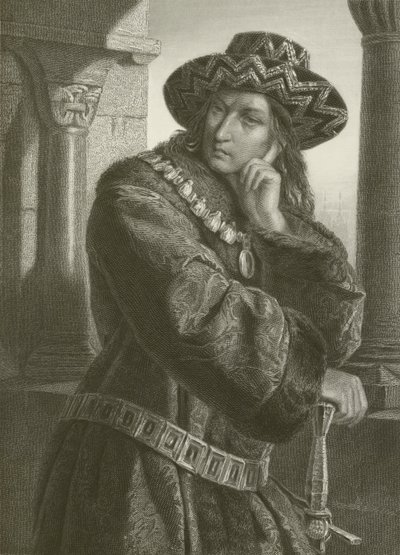 Karl VII (gravura) de August Friedrich Pecht