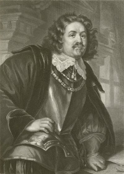 Octavio Piccolomini (gravura) de August Friedrich Pecht