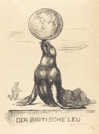 O Leão Britânico de August Gaul