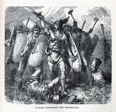 Enfermeiras Superam os Ostrogodos, de August Heinrich Ferdinand Tegetmeyer