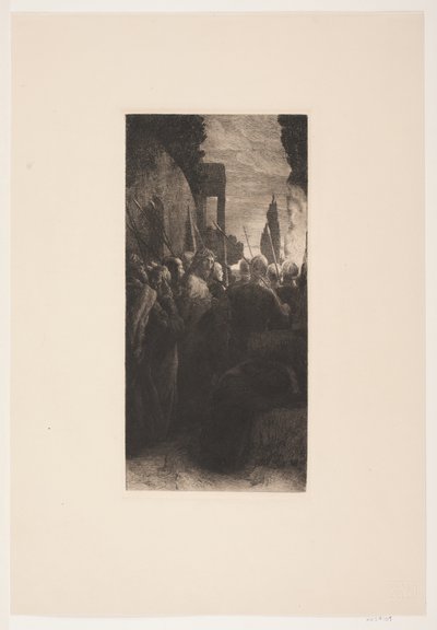 Jesus é levado perante os juízes de August Jerndorff