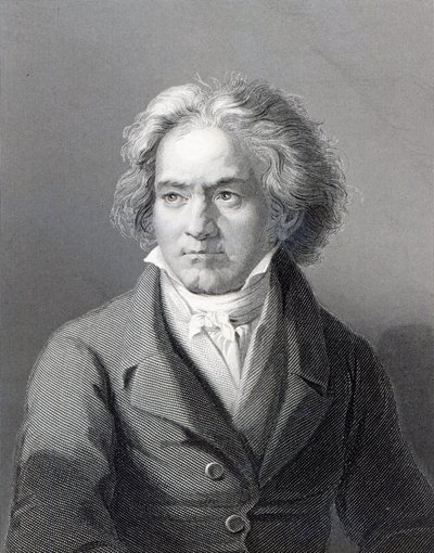 Ludwig van Beethoven, gravado por William Holl, o Jovem (gravura) de August Karl Friedrich von Kloeber