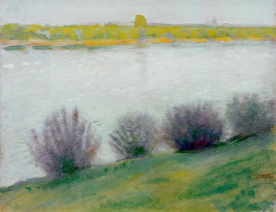 No Reno, perto de Hersel de August Macke