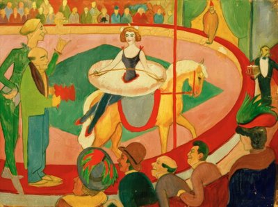 Foto de circo I: Art rider de August Macke