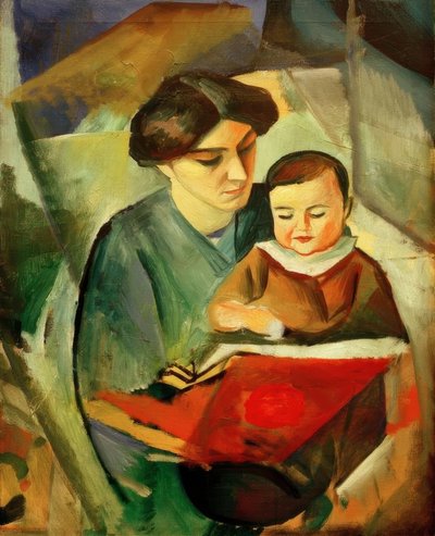 Elisabeth e Walterchen de August Macke