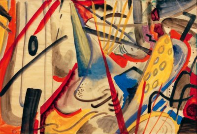 Composição de cores II de August Macke