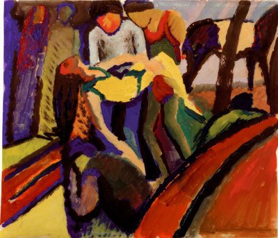 derrubado de August Macke