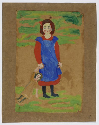 Criança com boneca de August Macke
