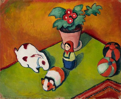 Brinquedos do Little Walter de August Macke