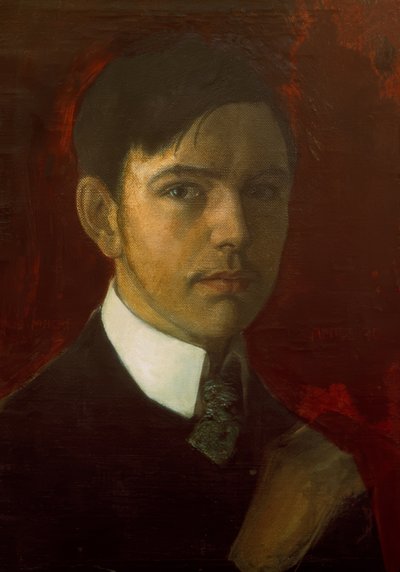 auto-retrato de August Macke