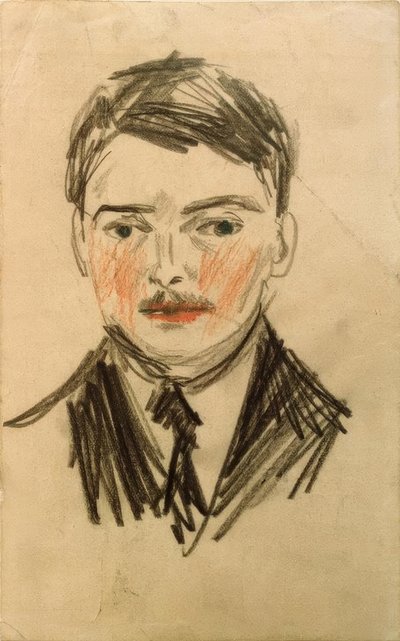 auto-retrato de August Macke