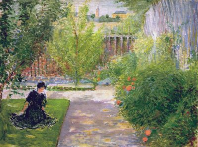 Jardim ensolarado de August Macke