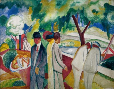 Carrinhos de criança (grande caminhada leve) de August Macke