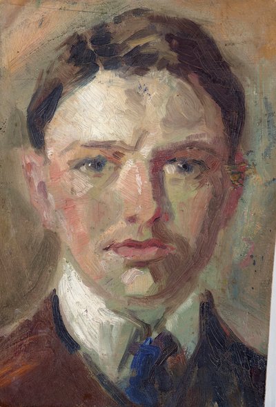 Estudo para um auto-retrato de August Macke