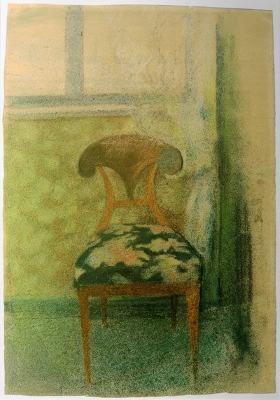 Cadeira pela janela de August Macke