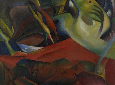 A tempestade, 1911. de August Macke