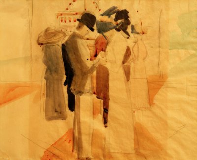 Antes da regata de August Macke
