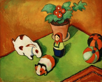 Brinquedos de Walterchen de August Macke