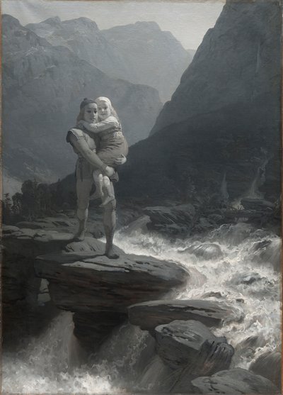 Saga de Frithiof: Frithiof e Ingeborg, 1880. de August Malmström