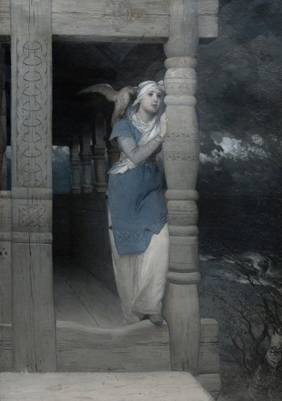 Saga de Frithiof: O Lamento de Ingeborg, 1880. de August Malmström