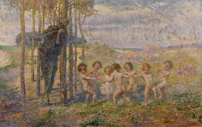 Dança de roda para crianças de August Roth