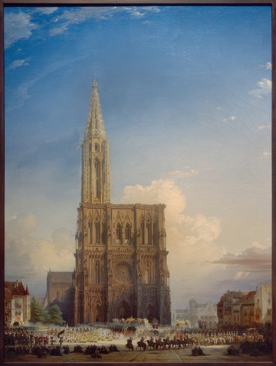 Catedral de Estrasburgo na Idade Média de August von Bayer