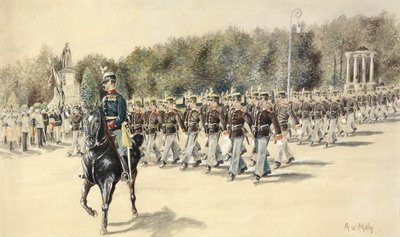 Maly Defilade do Batalhão Académico de August von Maly