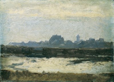 Vista da cidade de August von Pettenkofen
