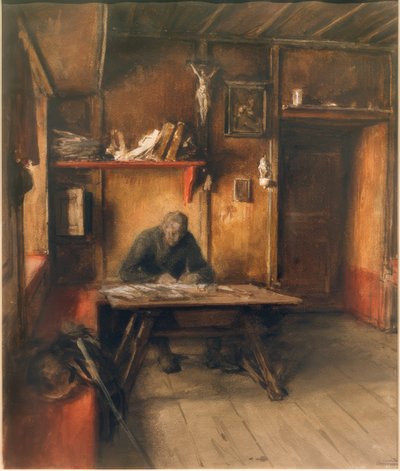 O Escriba da Aldeia de August von Pettenkofen
