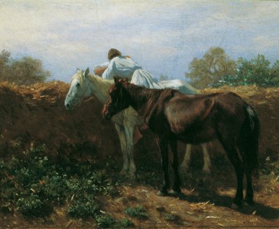 O Beijo I de August von Pettenkofen