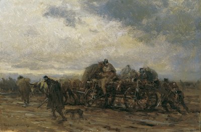 O transporte ferido II de August von Pettenkofen
