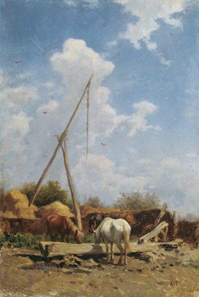 cocho de cavalo húngaro de August von Pettenkofen