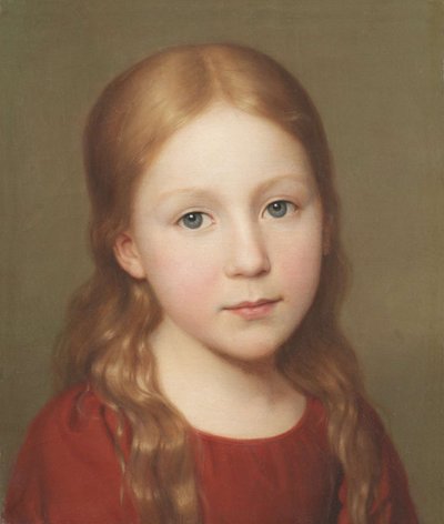 Retrato de Caroline von der Embde de August von der Embde