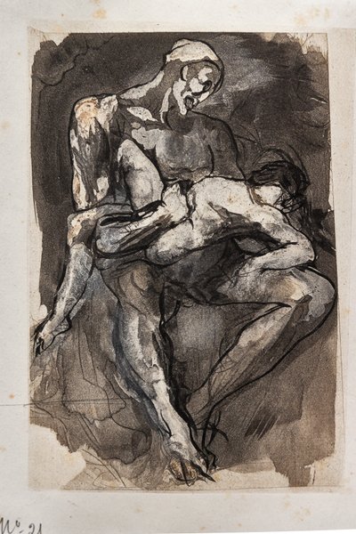 Conde Ugolino na prisão de Auguste (after) Rodin