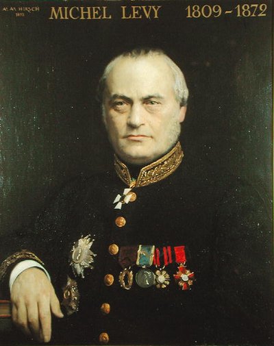 Michel Levy (1809-72) 1893 (óleo sobre tela) de Auguste Alexandre Hirsch