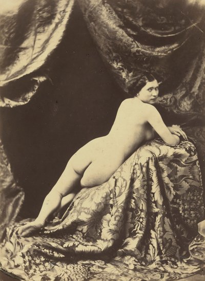 Estudo do nu,c. 1855 (foto) de Auguste Belloc