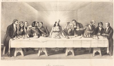 Cena de revelação: Paródia da Última Ceia de Auguste Bouquet