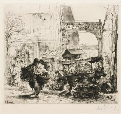 A Matinee Avenue de Clichy de Auguste Brouet