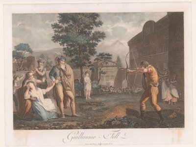 Willem Tell conheceu Handboog Guillaume-Tell (título no objeto) de Auguste Claude Simon Legrand
