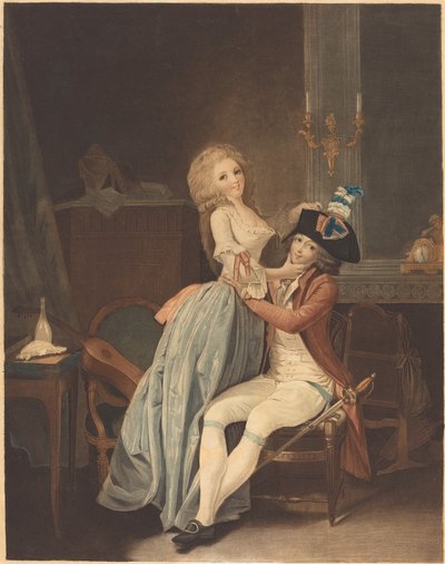 Le cocarde nationale de Auguste Claude Simon Legrand after Louis Léopold Boilly