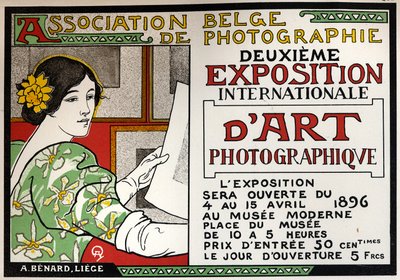 Exposição de arte fotográfica no Musee Moderne, Bruxelas de Auguste Donnay